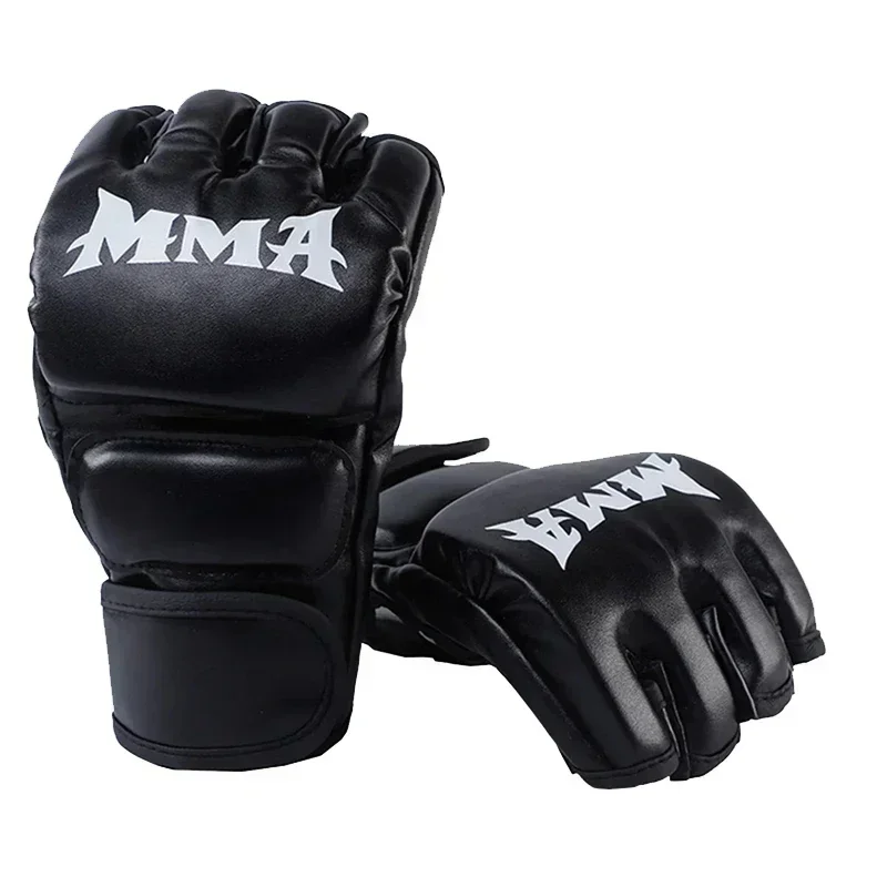 Boxing Glove Set - Gants d'entraînement de boxe professionnels demi-doigts