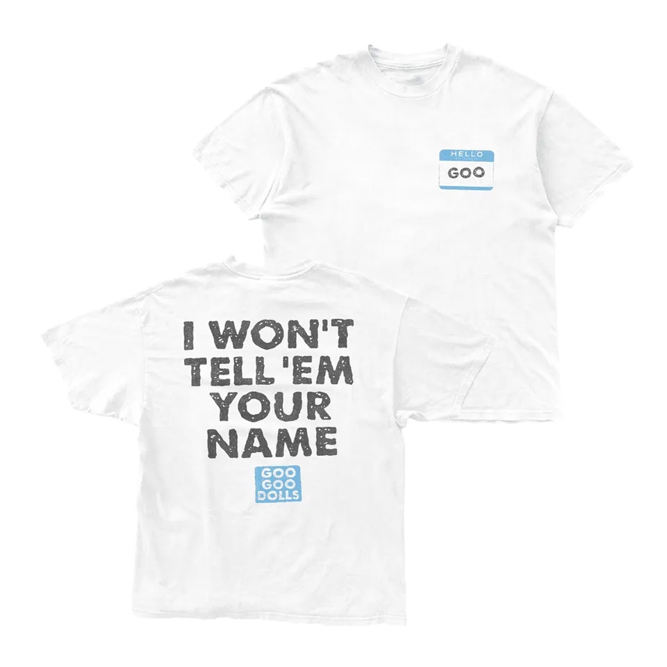 Name Sports Equipment - T-shirt blanc à imprimé simple Goo