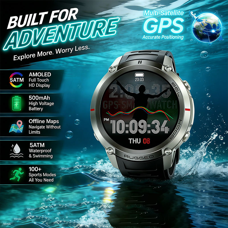 Sports Equipment In French - Montre de sport GPS d'extérieur équipée