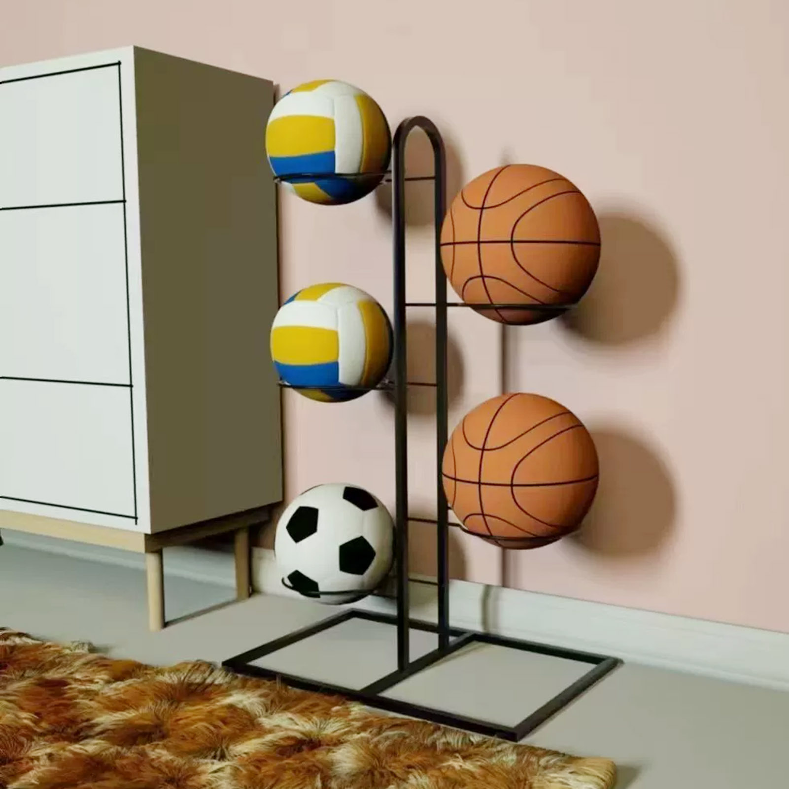 Support de basket-ball pliable - Sports Equipment Garage Storage avis et prix