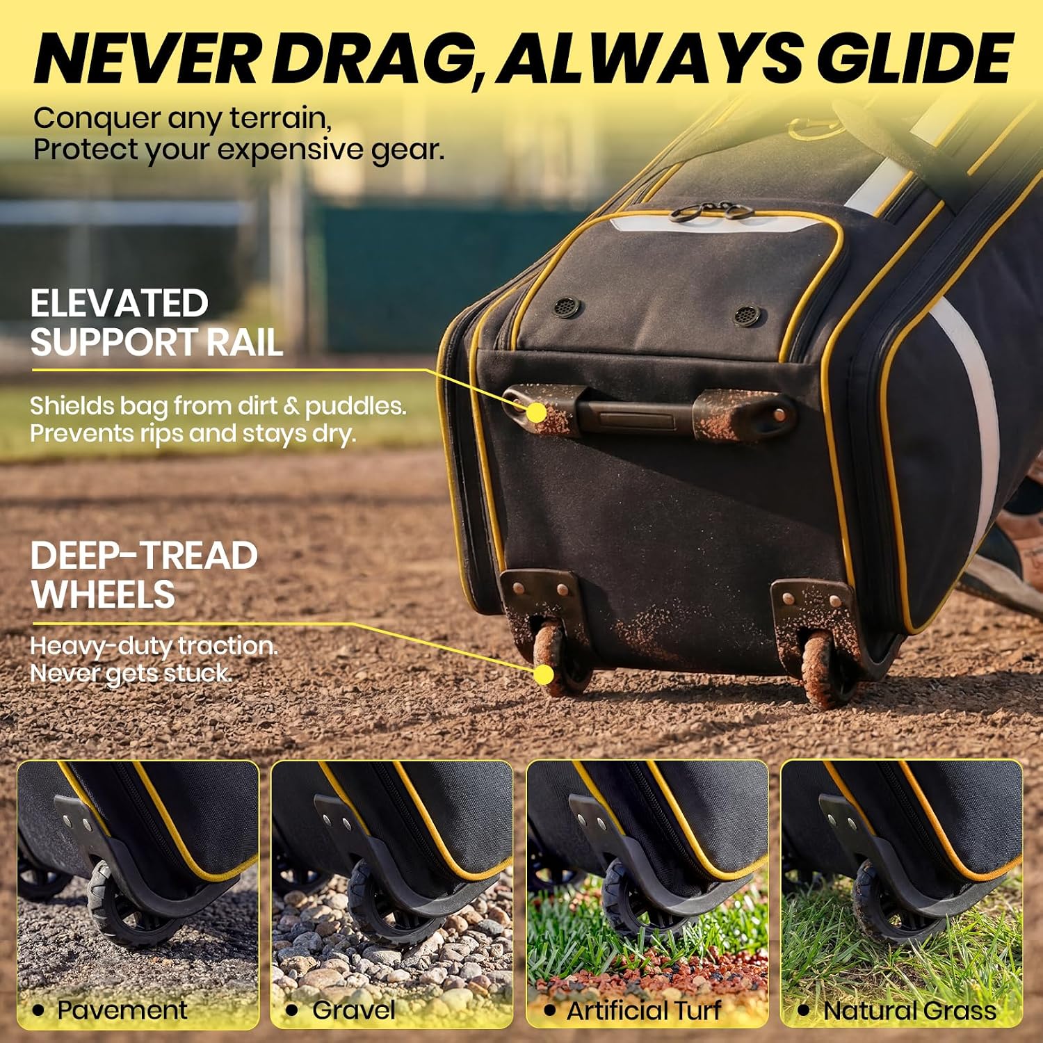 Sac de sport à roulettes 100L  - Sports Equipment Bag With Wheels avis et prix
