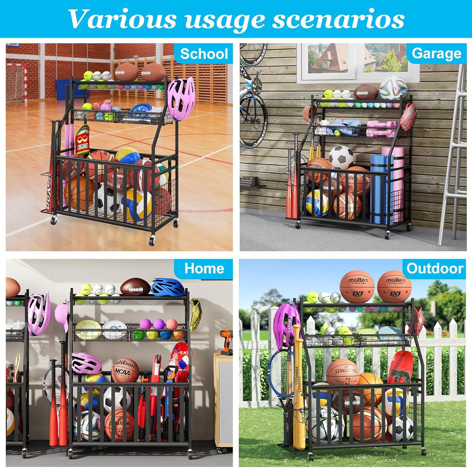 Sac de rangement pour équipeme - Sports Equipment Bag With Wheels avis et prix