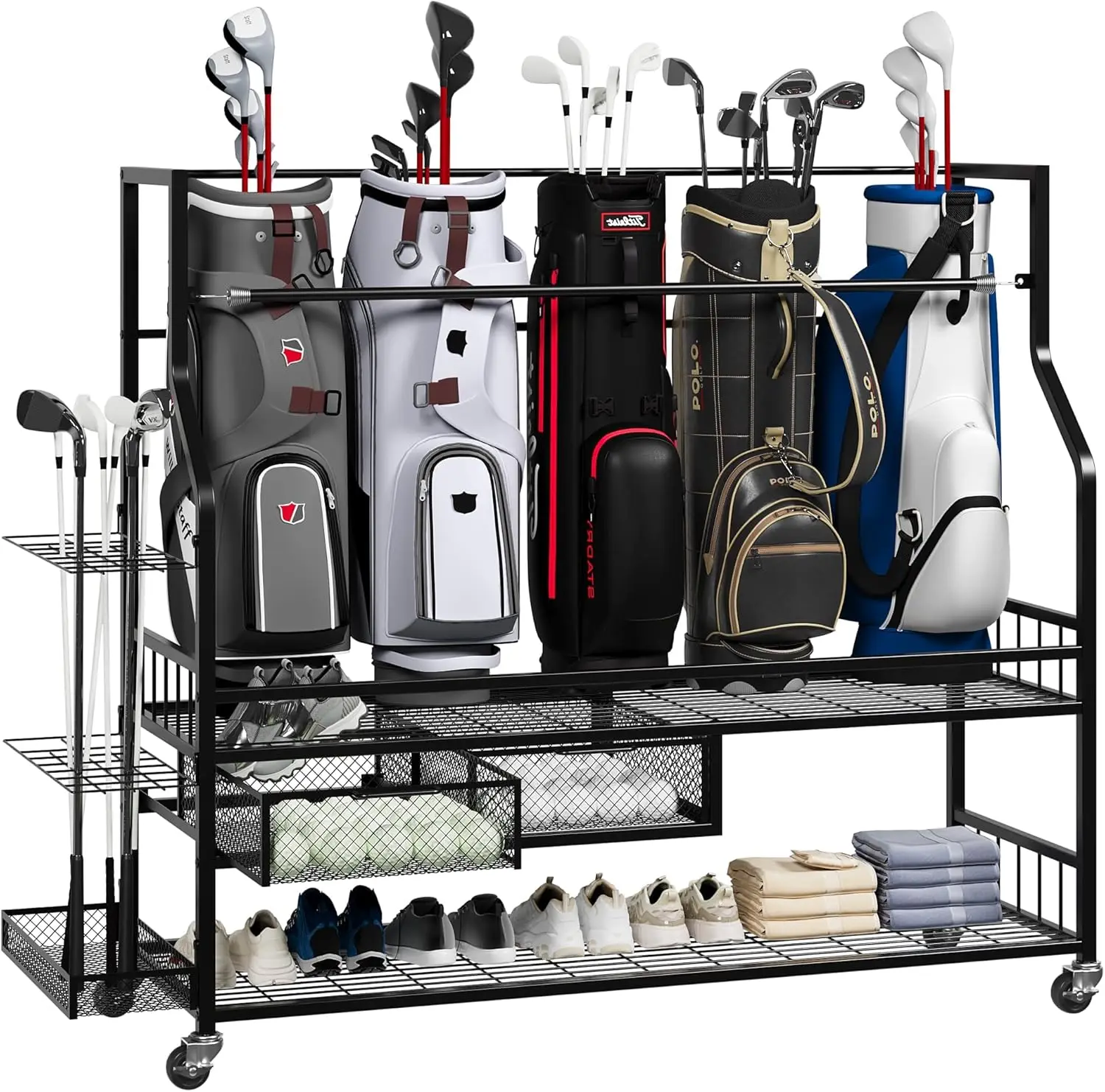 Étagère de rangement multifonc - Sports Equipment Bag With Wheels avis et prix