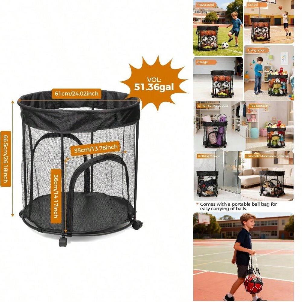 Chariot de rangement pour ball - Sports Equipment Garage Storage avis et prix