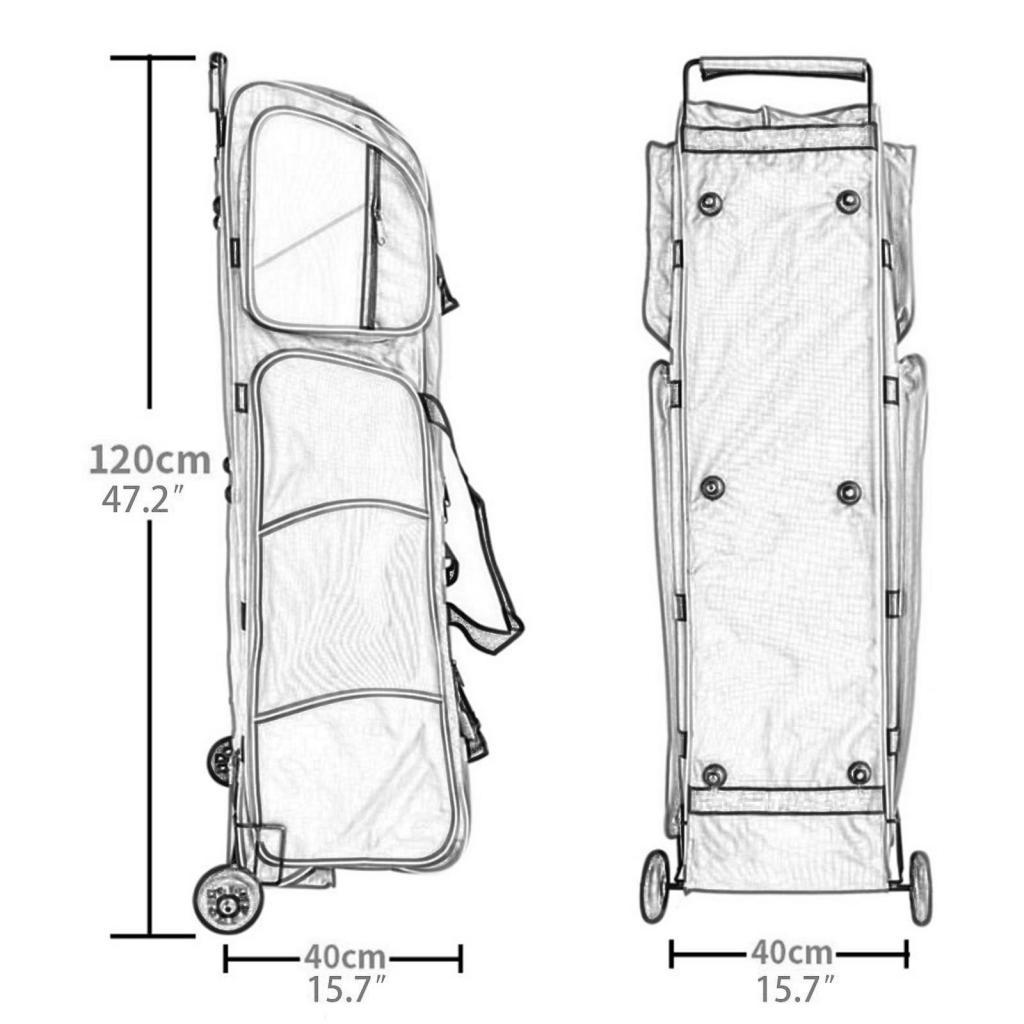 Sac de transport d'épée à roul - Sports Equipment Bag With Wheels avis et prix