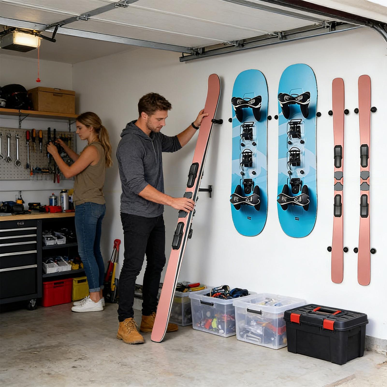 Supports de Ski pour mur, stoc - Sports Equipment Garage Storage avis et prix